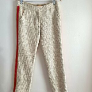 Tory Burch Tan Textured Pants